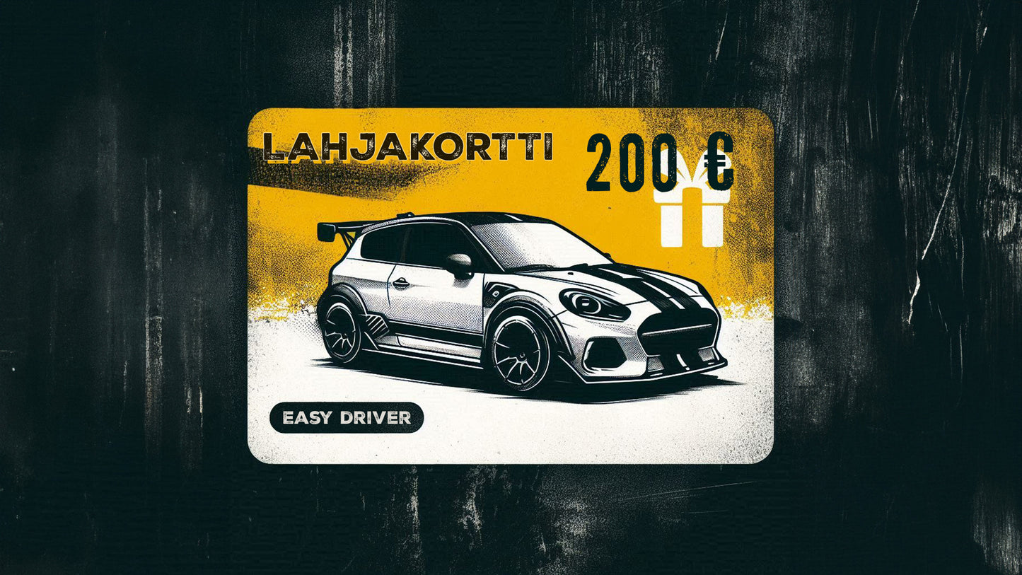 Lahjakortti Easy Driver -autokouluun